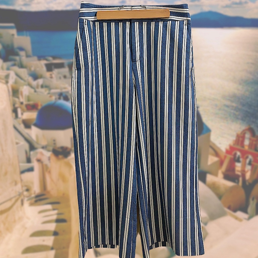 Banana Republic Cropped Wide Leg Pants